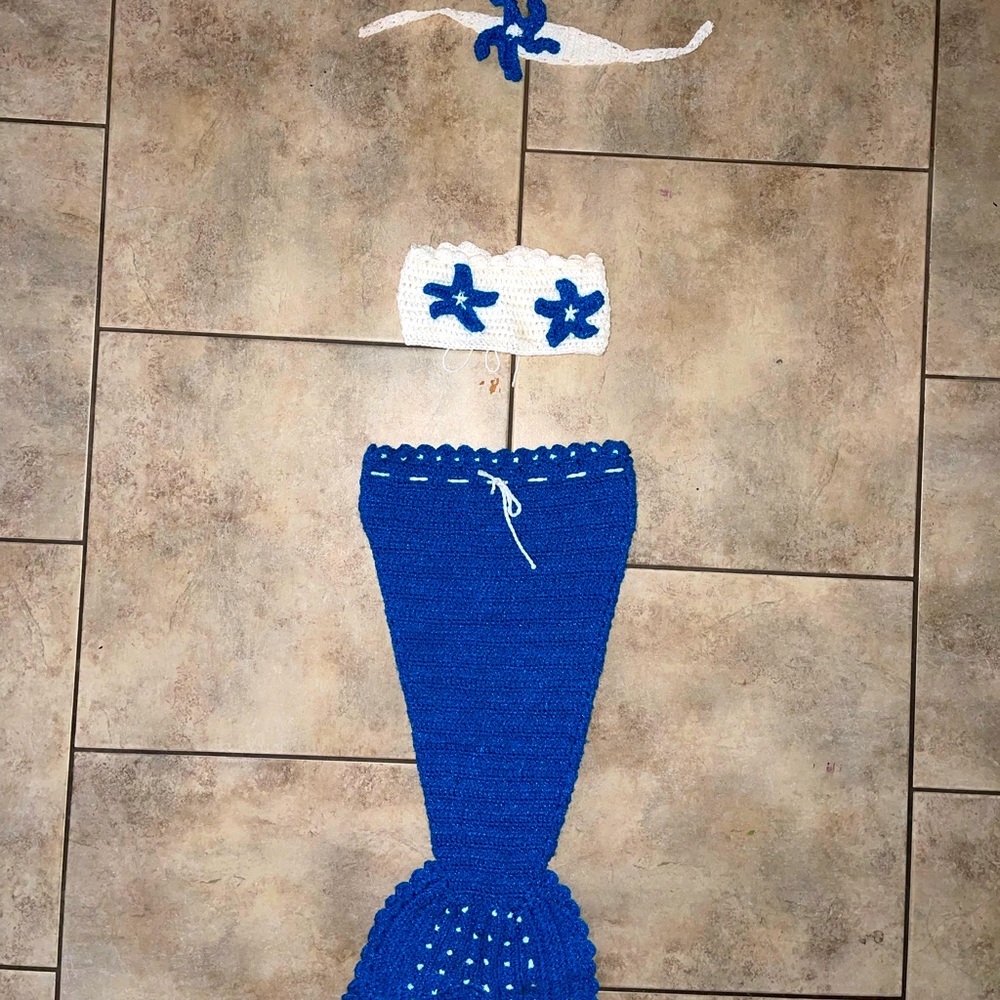 Mermaid crotchet set